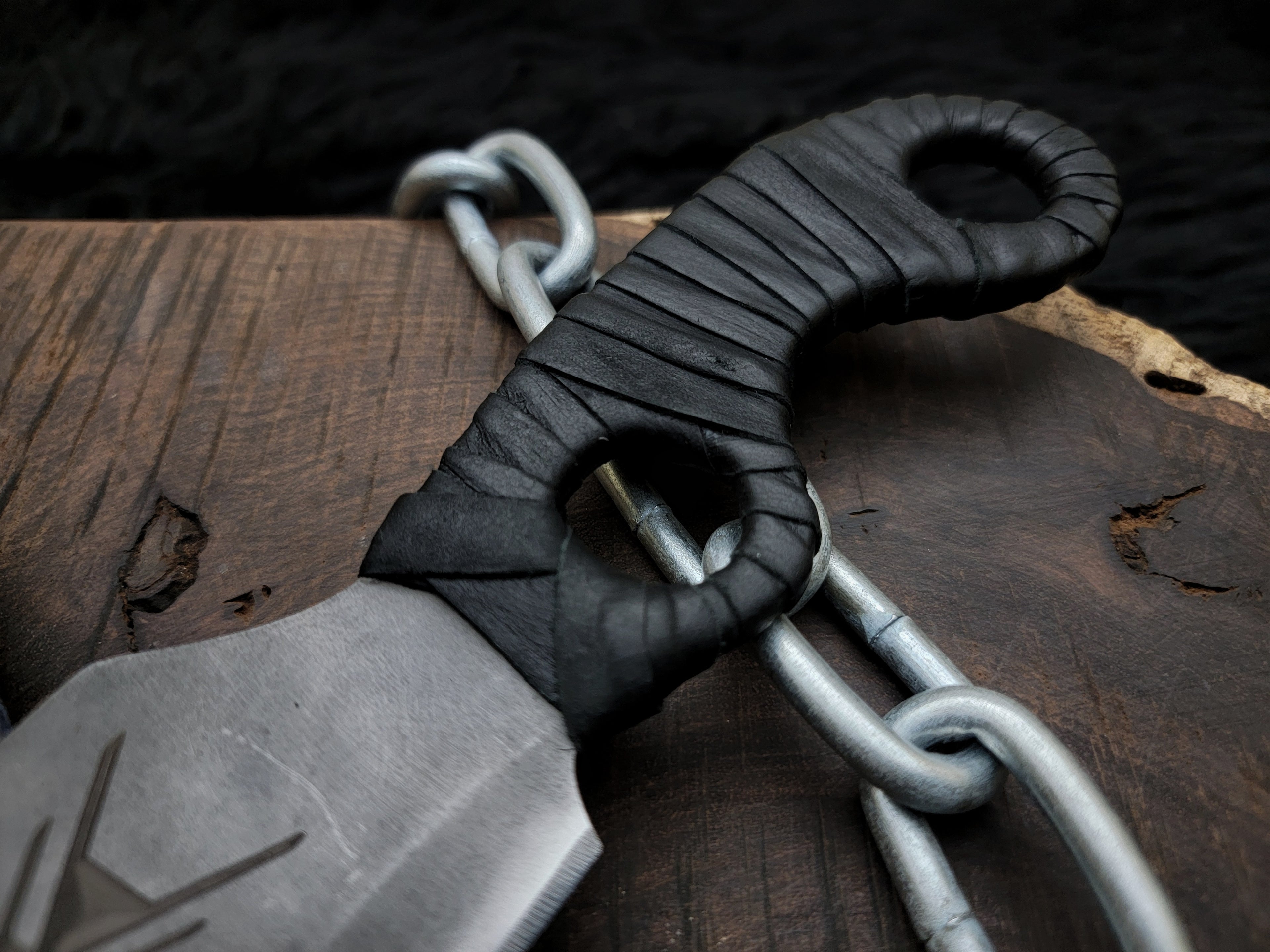 Handmade Destiny 2 Gun Slinger Replica Knife with Leather Sheath