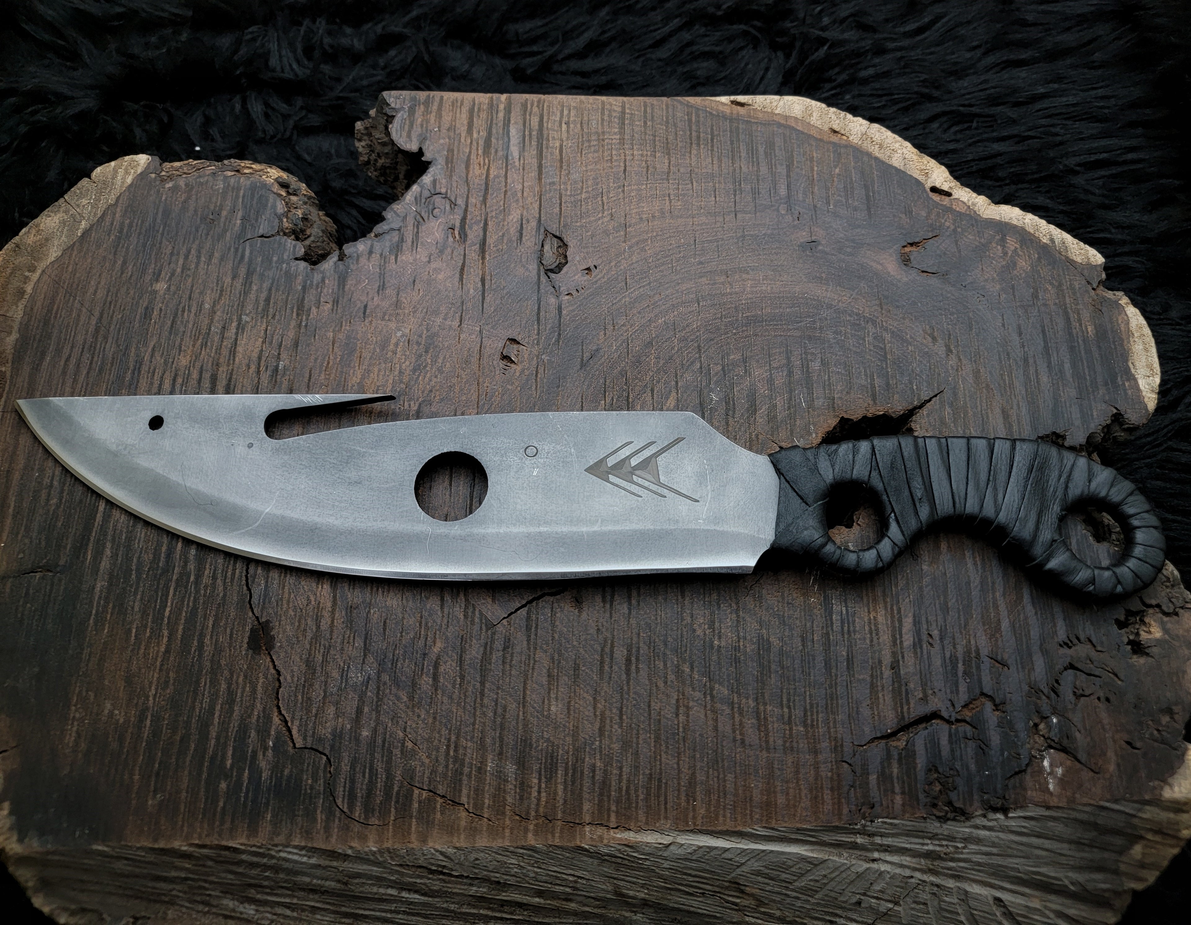 Handmade Destiny 2 Gun Slinger Replica Knife with Leather Sheath