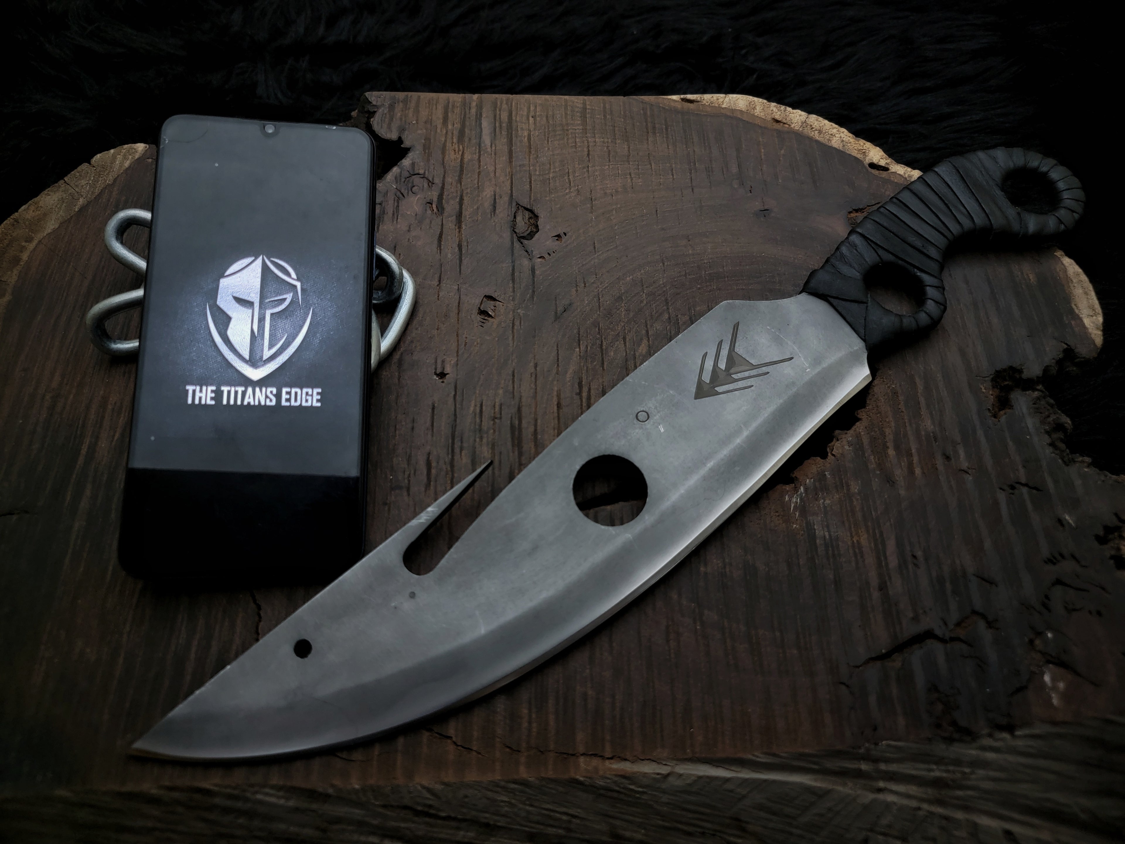 Handmade Destiny 2 Gun Slinger Replica Knife with Leather Sheath
