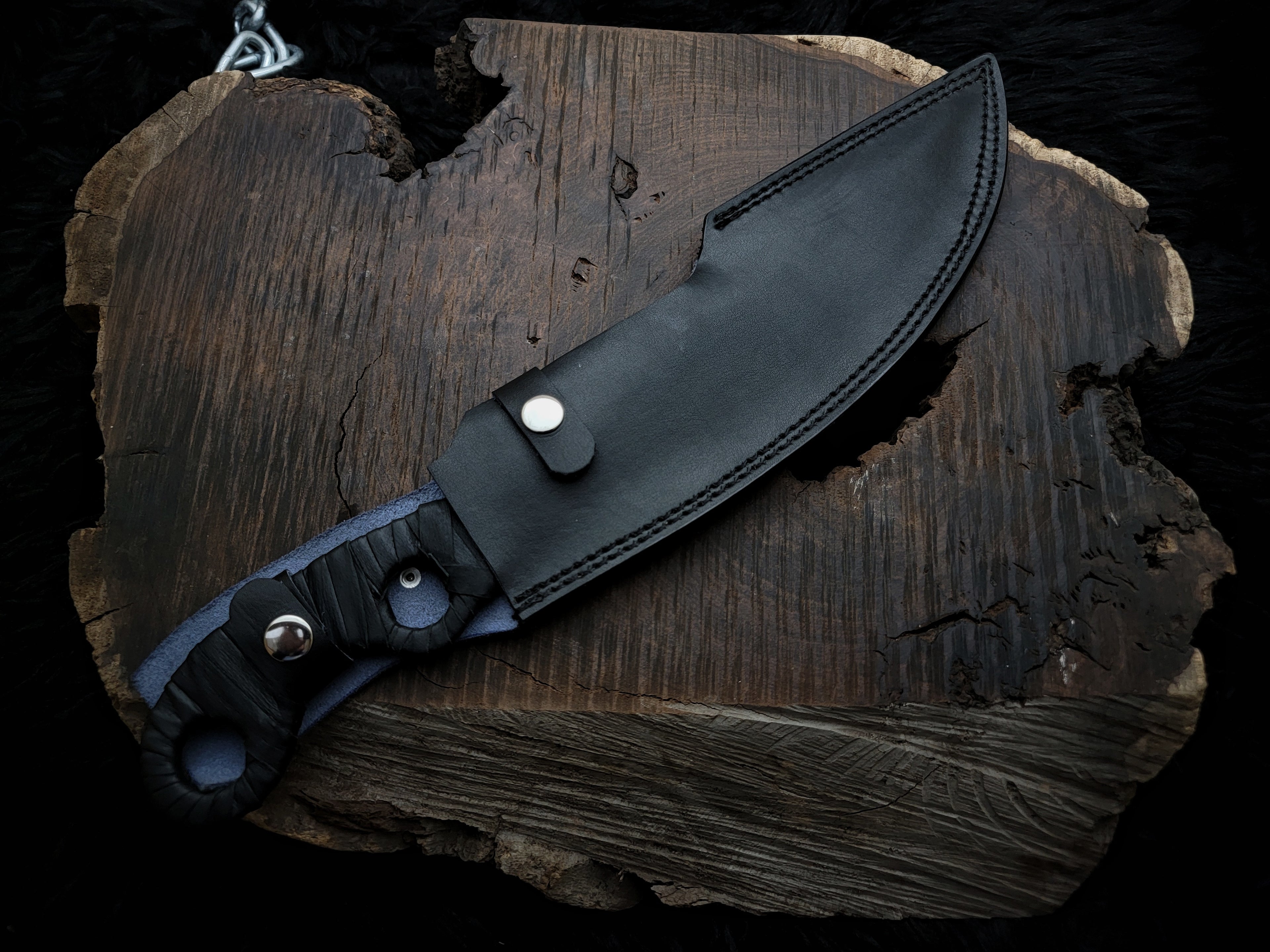 Handmade Destiny 2 Gun Slinger Replica Knife with Leather Sheath