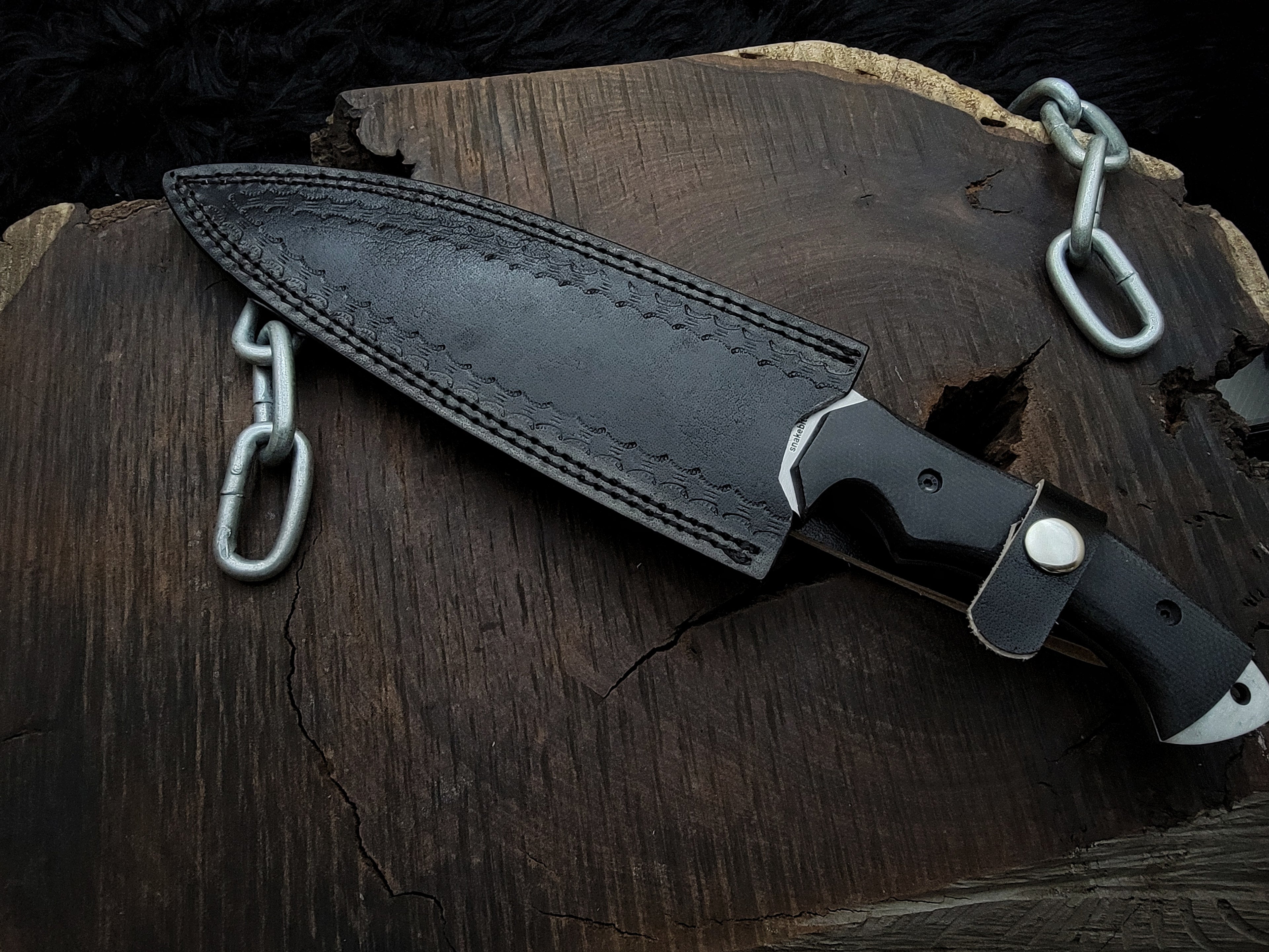 Resident Evil 4 Remake Ada Wong Elite Replica Knife with Leather Sheath