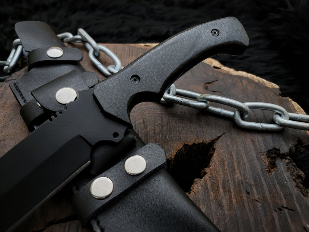 Resident Evil 4 Remake Ada Wong Replica Knife with Leather Sheath