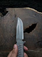 Handmade Resident Evil Biohazard Full Tang Replica Knife with Leather Sheath