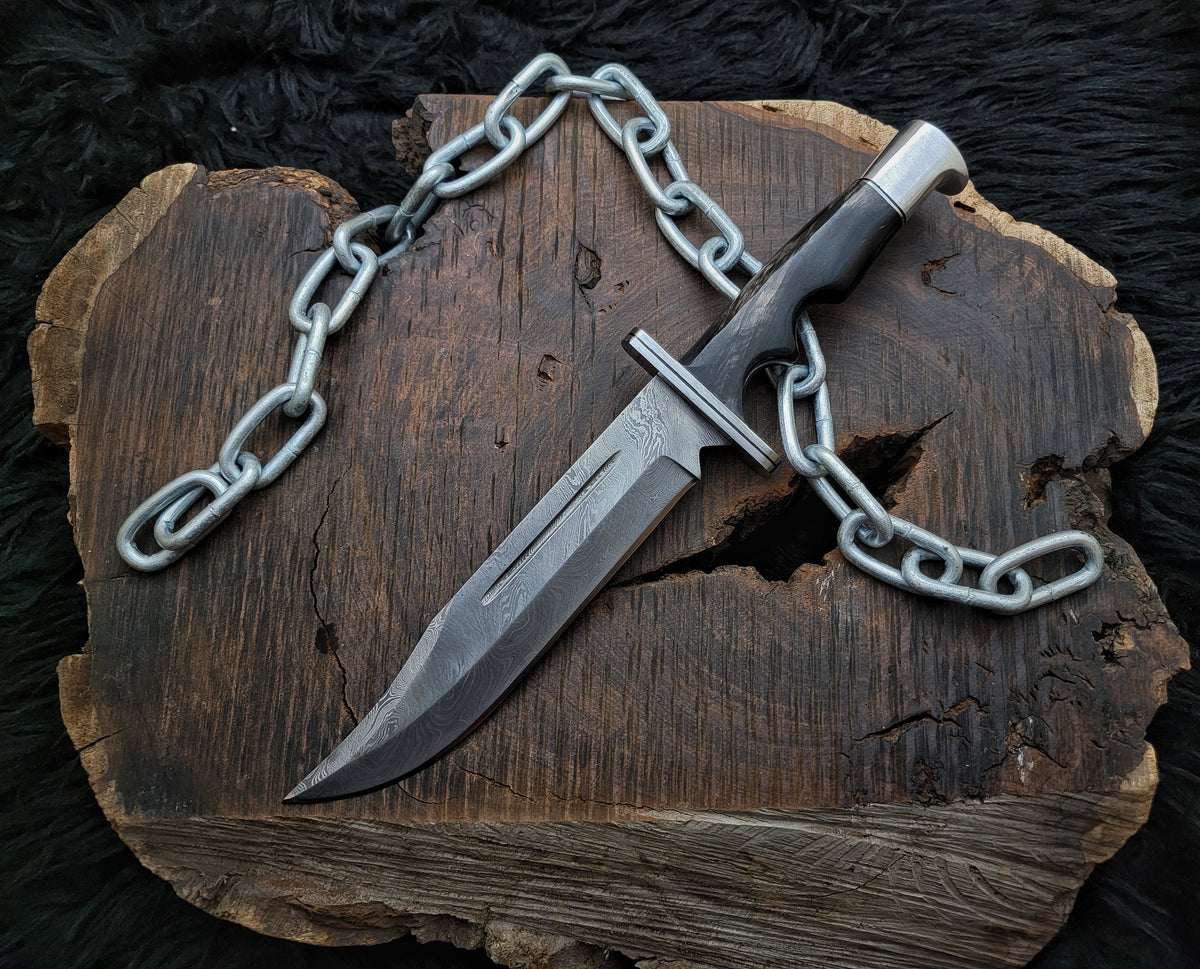 Scream 4 Replica Damascus Knife | Scre4m Hero Ghostface Knife (Damascus Version)