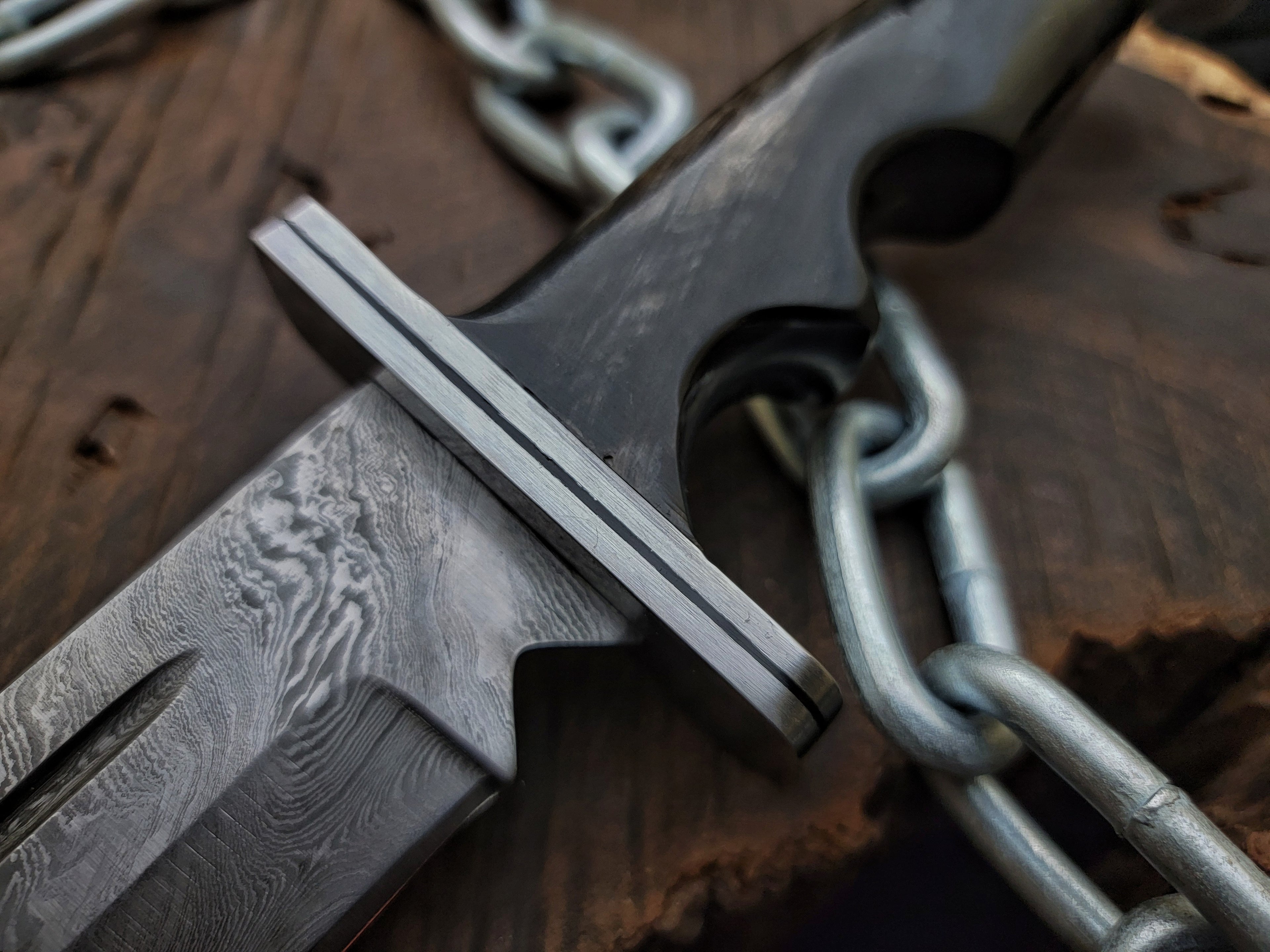 Scream 4 Replica Damascus Knife | Scre4m Hero Ghostface Knife (Damascus Version)