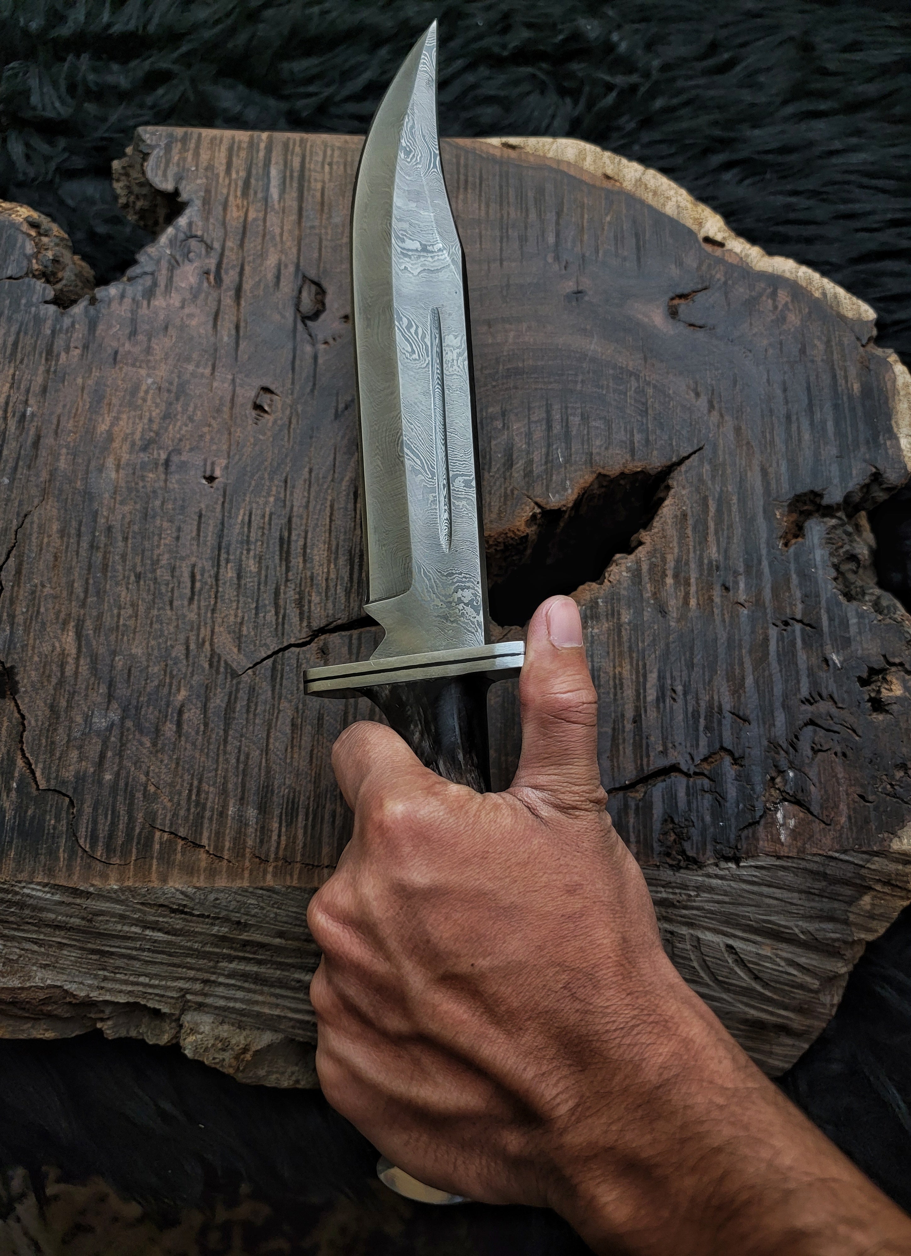 Scream 4 Replica Damascus Knife | Scre4m Hero Ghostface Knife (Damascus Version)