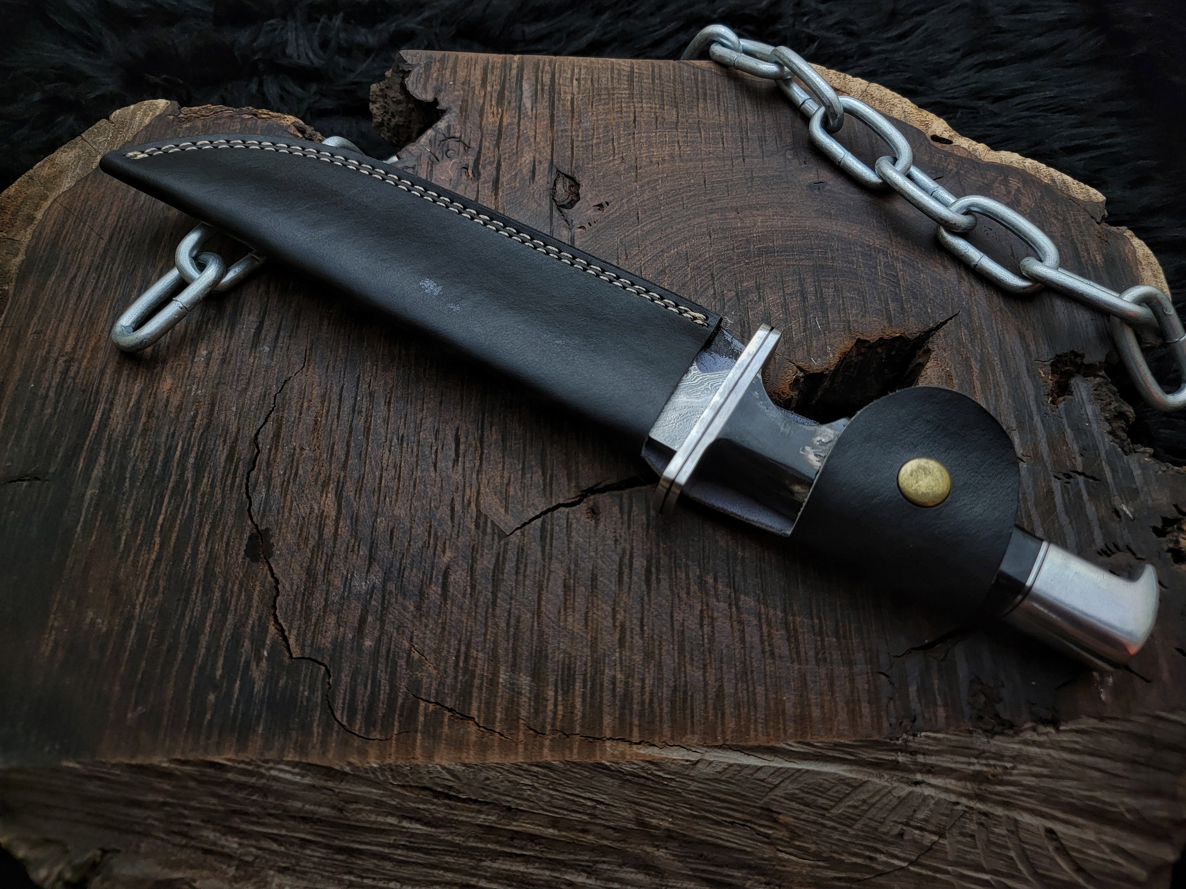 Scream 4 Replica Damascus Knife | Scre4m Hero Ghostface Knife (Damascus Version)