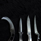 Dexter Morgan Replica Knives: Custom Dexter k-ill Tools 4 Pieces Set Replica Knives