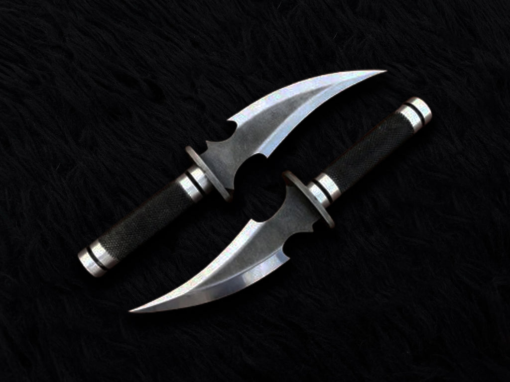 Batman: Under the Red Hood Replica Knives with Leather Sheath