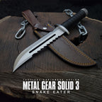 Metal Gear Solid 3 Replica Knife with Leather Sheath | Snake Eater Replica knife
