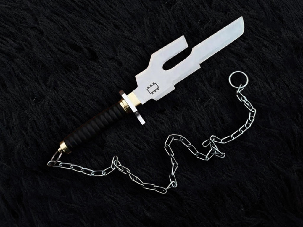 Handmade Jujutsu Kaisen Inspired Replica of Toji Fushiguro's Inverted Spear of Heaven with Chain of A Thousand Miles and Stand