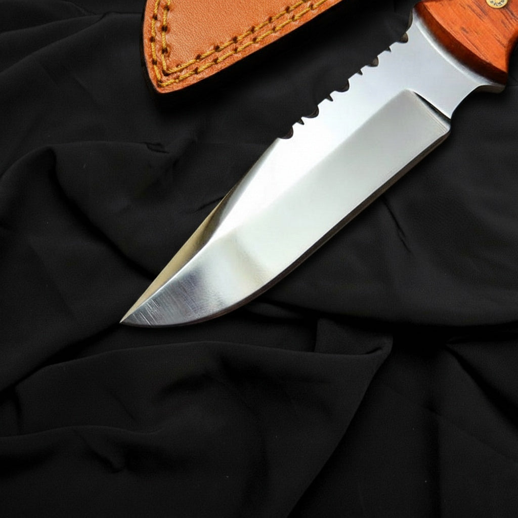 Premium Handmade Jurassic World Owen Grady Knife with leather Sheath | Custom Hunting Knife