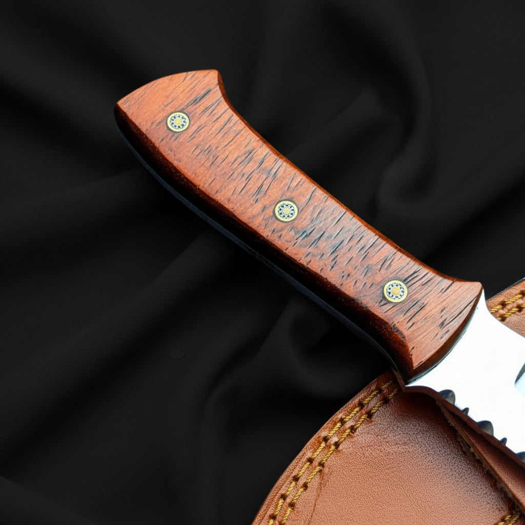 Premium Handmade Jurassic World Owen Grady Knife with leather Sheath | Custom Hunting Knife