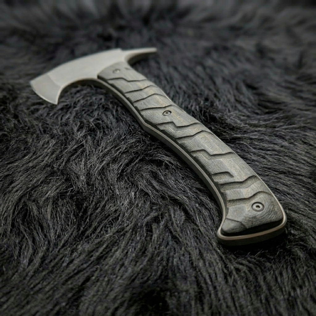 Exclusive Handmade Resident Evil Requiem Hunk's Axe with Leather Sheath