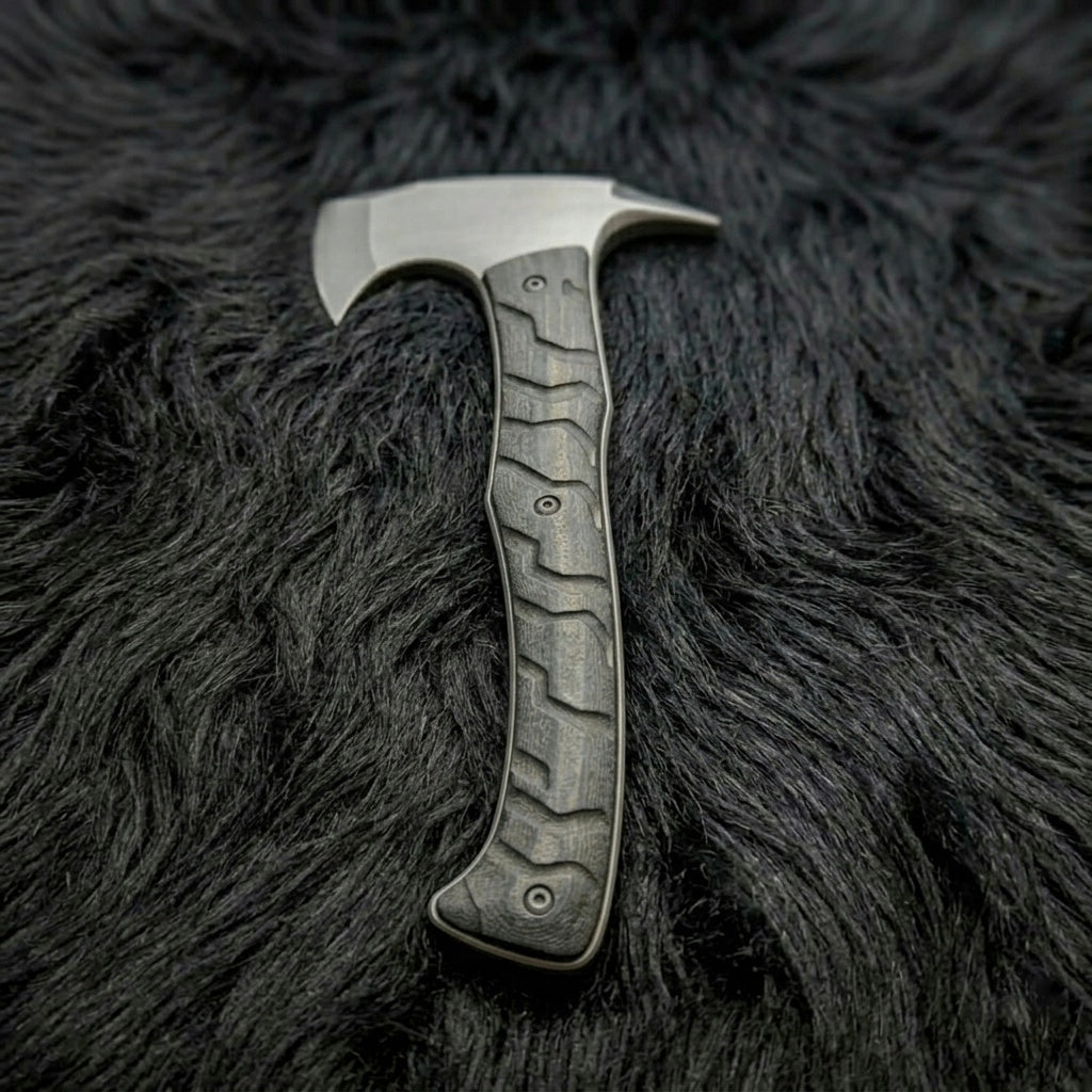 Exclusive Handmade Resident Evil Requiem Hunk's Axe with Leather Sheath