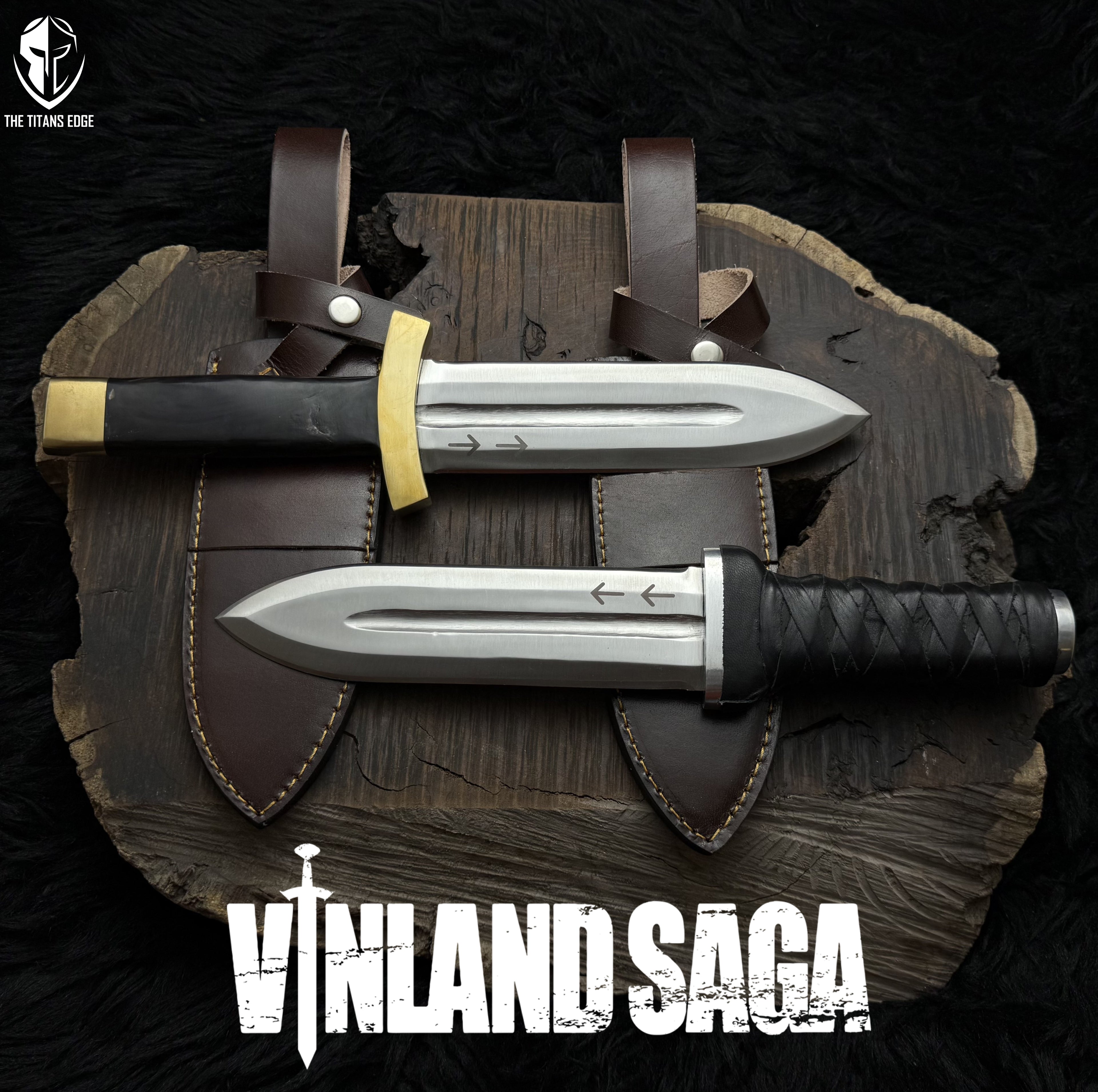 Handmade Vinland Saga Thorfinn Replica Daggers | Anime Cosplay items | D2 Steel