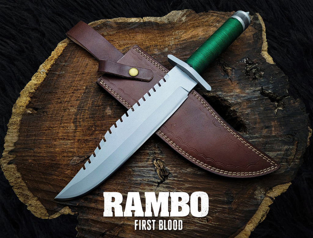 Custom Handmade Rambo First Blood Replica Knife | Sylvester Stallone Knife
