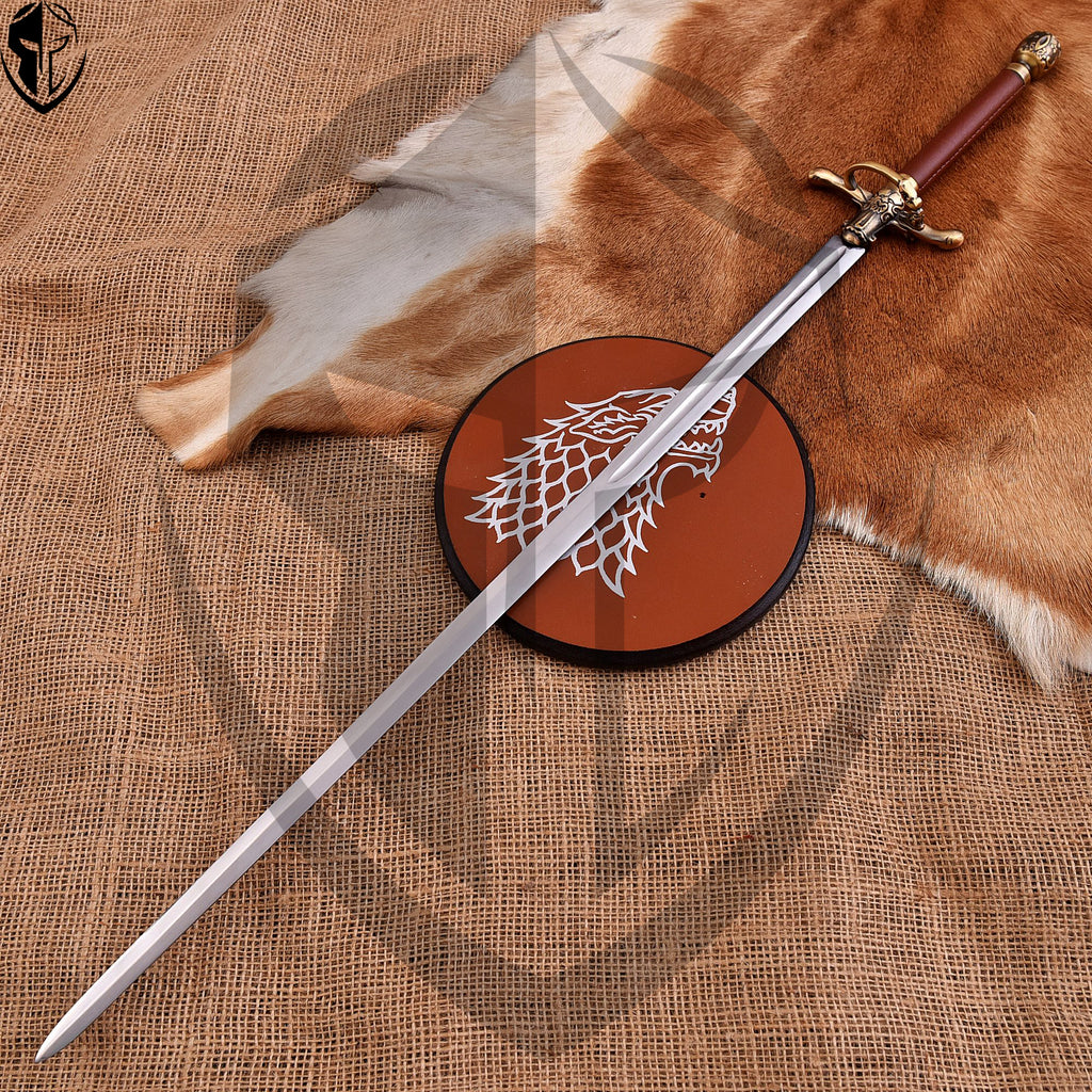 Handmade Game of Thrones Arya Stark Replica Needle Sword with Wall Mount