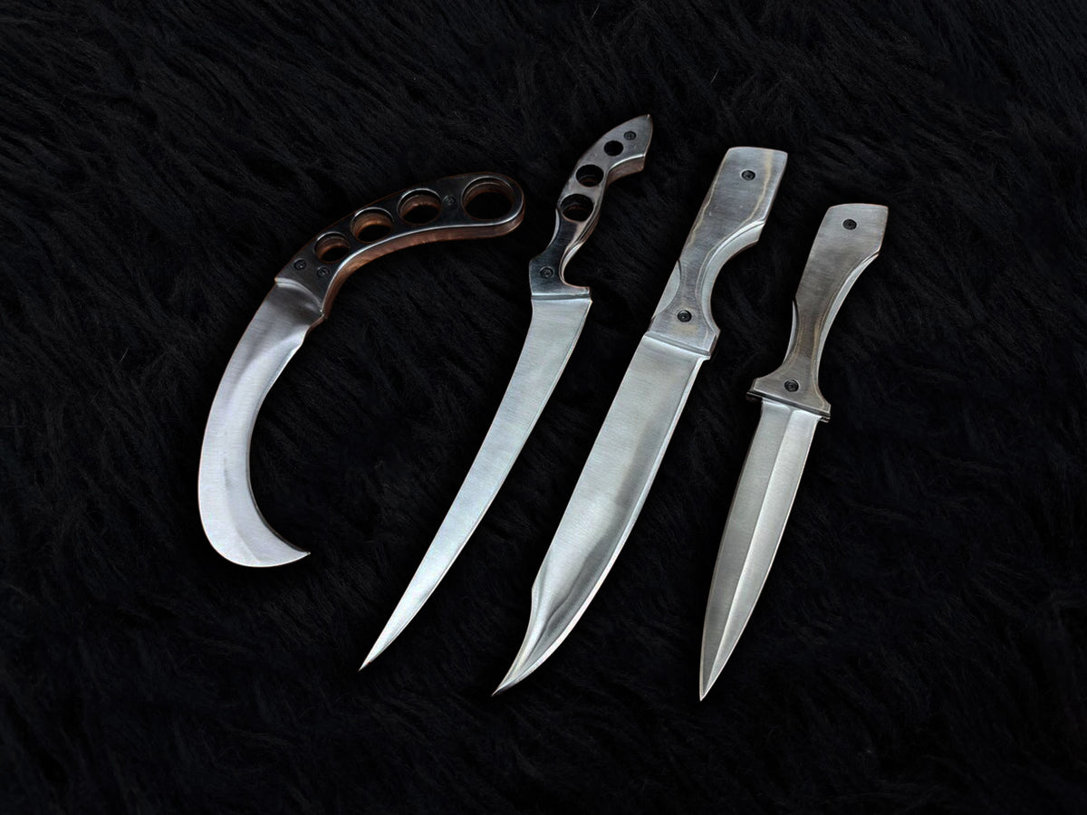 Dexter Morgan Replica Knives: Custom Dexter k-ill Tools 4 Pieces Set Replica Knives