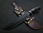 Premium Black Powder Coating Bowie Hunting Knife
