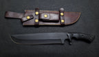 Premium Black Powder Coating Bowie Hunting Knife