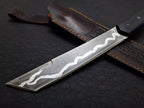 Handmade Premium Samurai Tanto with Leather Sheath