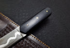 Handmade Premium Samurai Tanto with Leather Sheath