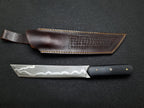 Handmade Premium Samurai Tanto with Leather Sheath