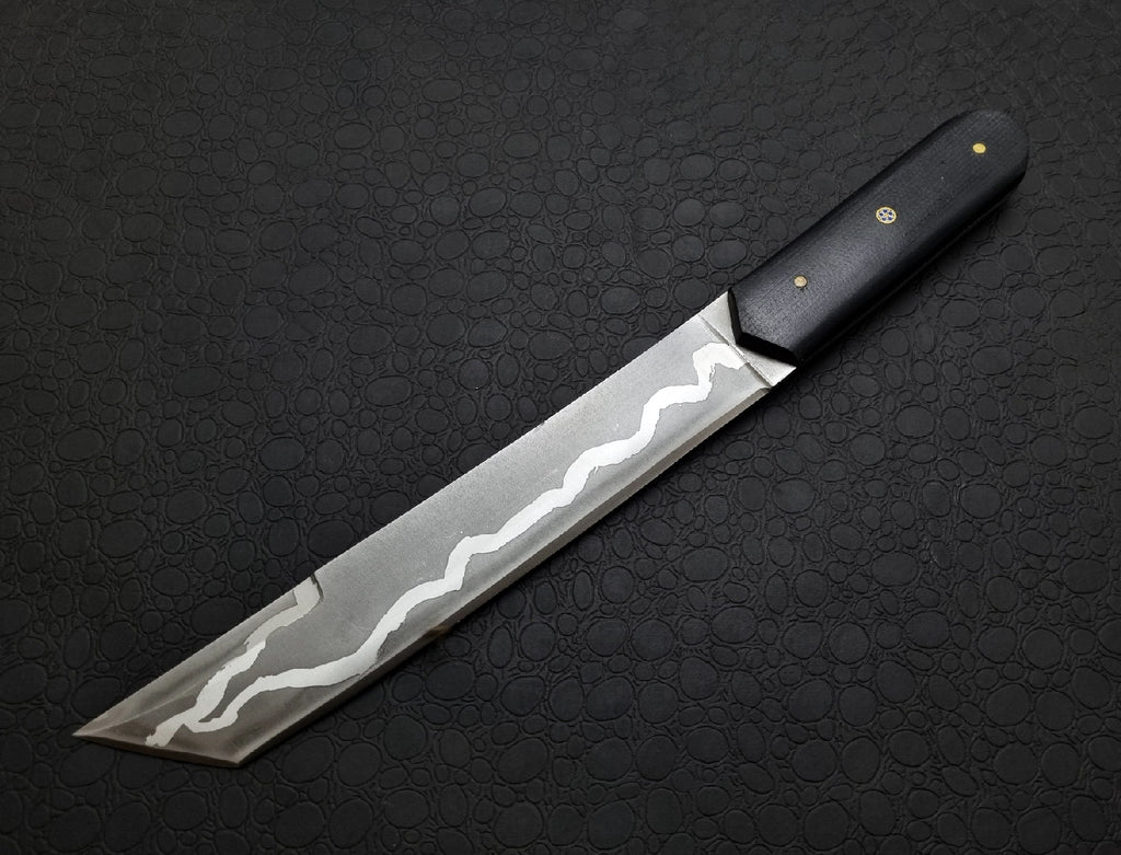 Handmade Premium Samurai Tanto with Leather Sheath
