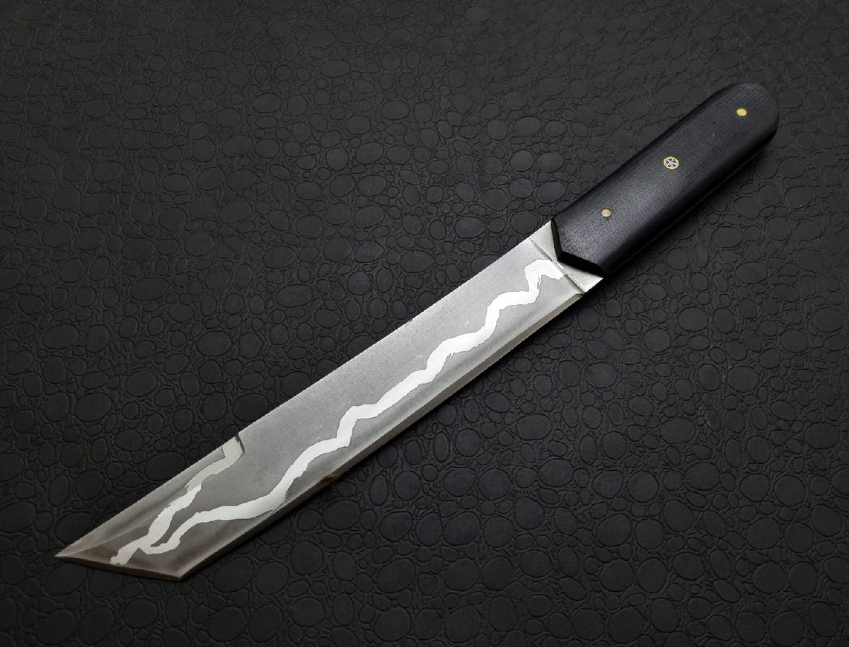 Handmade Premium Samurai Tanto with Leather Sheath