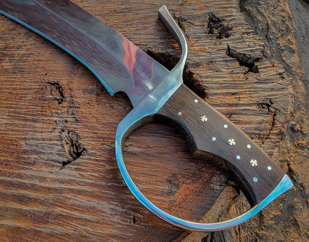 Handmade Wingchun Replica Butterfly Swords With Leather Sheath