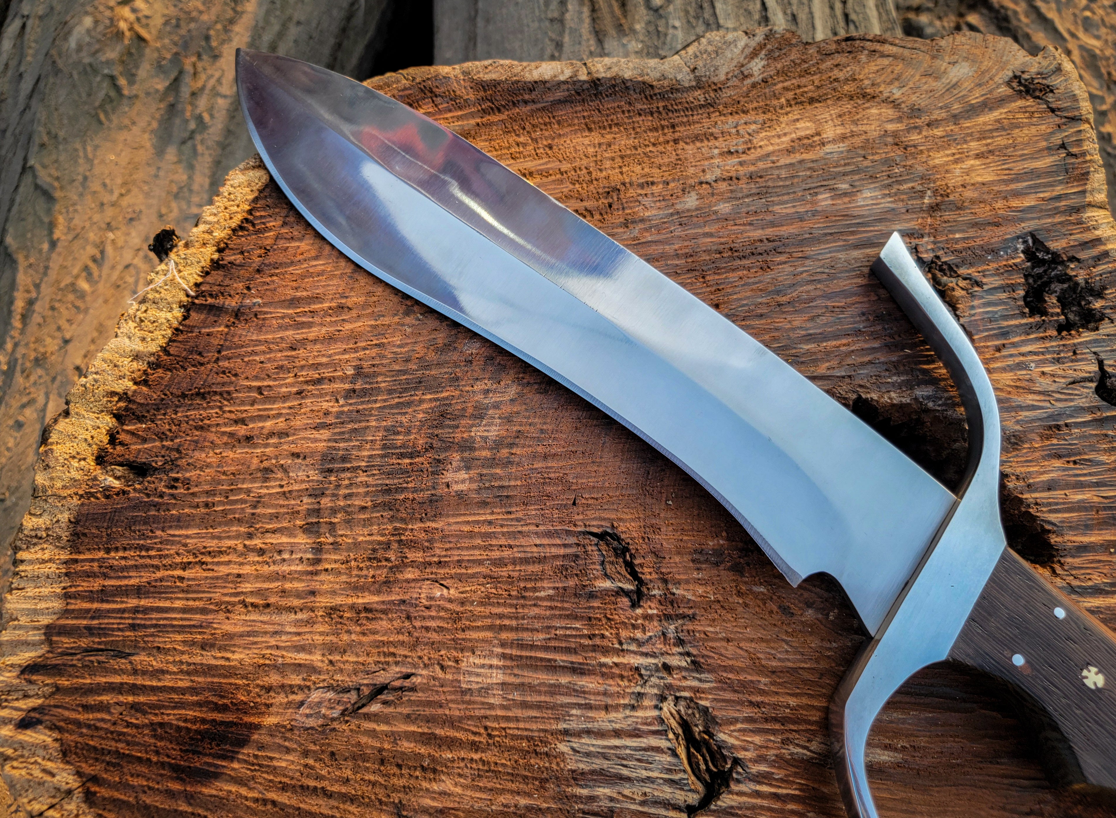 Handmade Wingchun Replica Butterfly Swords With Leather Sheath