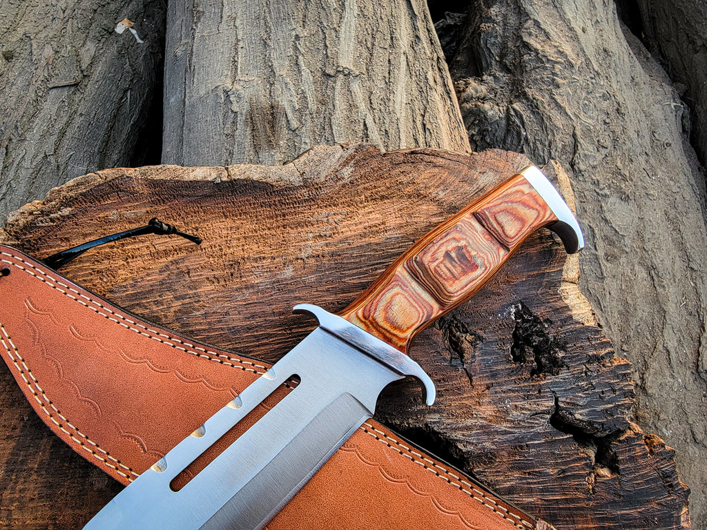 Handmade 18" Rambo III Movie Replica Bowie Knife | Fixed Blade