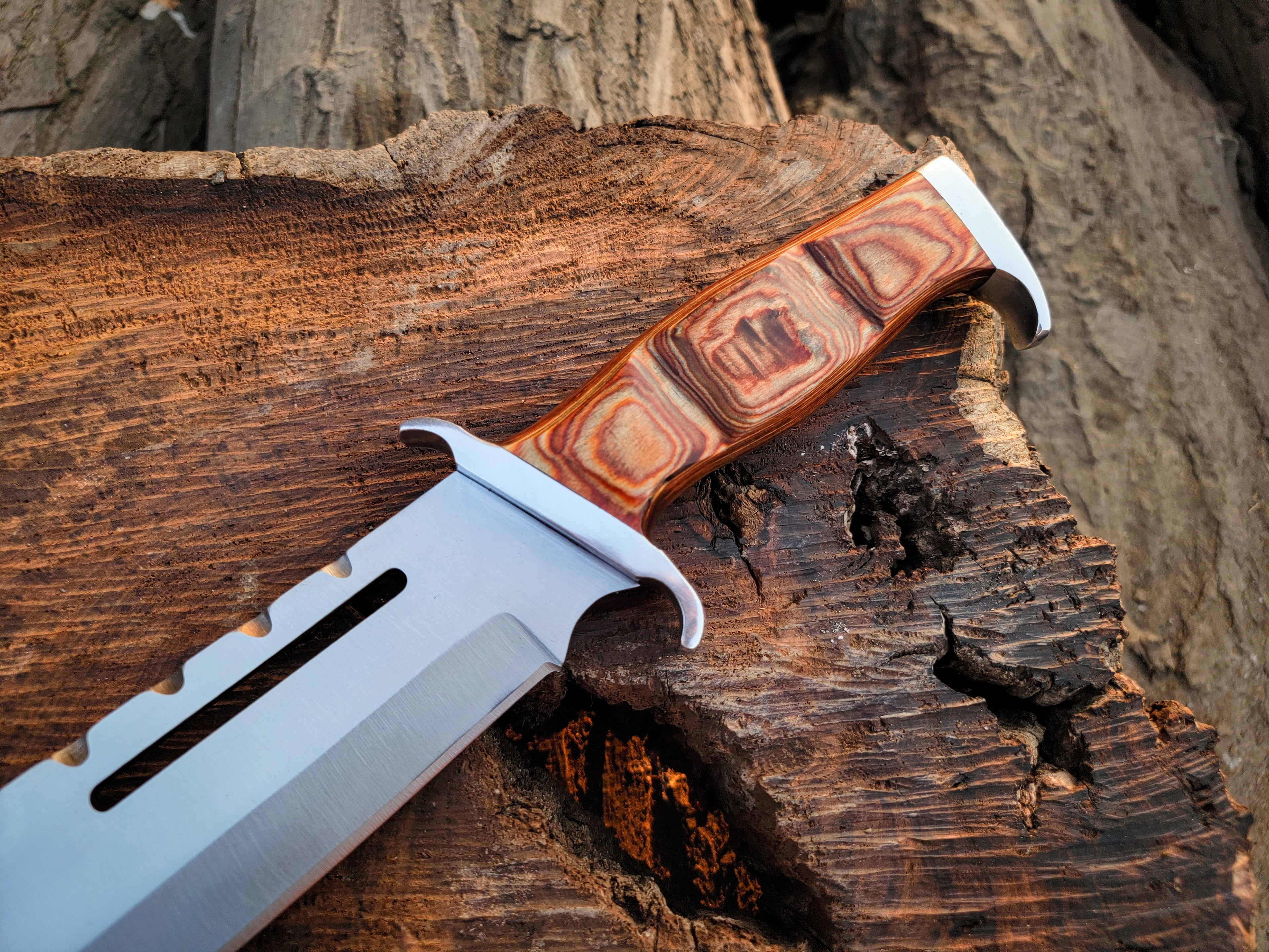 Handmade 18" Rambo III Movie Replica Bowie Knife | Fixed Blade
