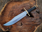 Custom Handmade Vintage Bowie Knife: Smithsonian Replica in D2 Steel with Buffalo Horn Handle