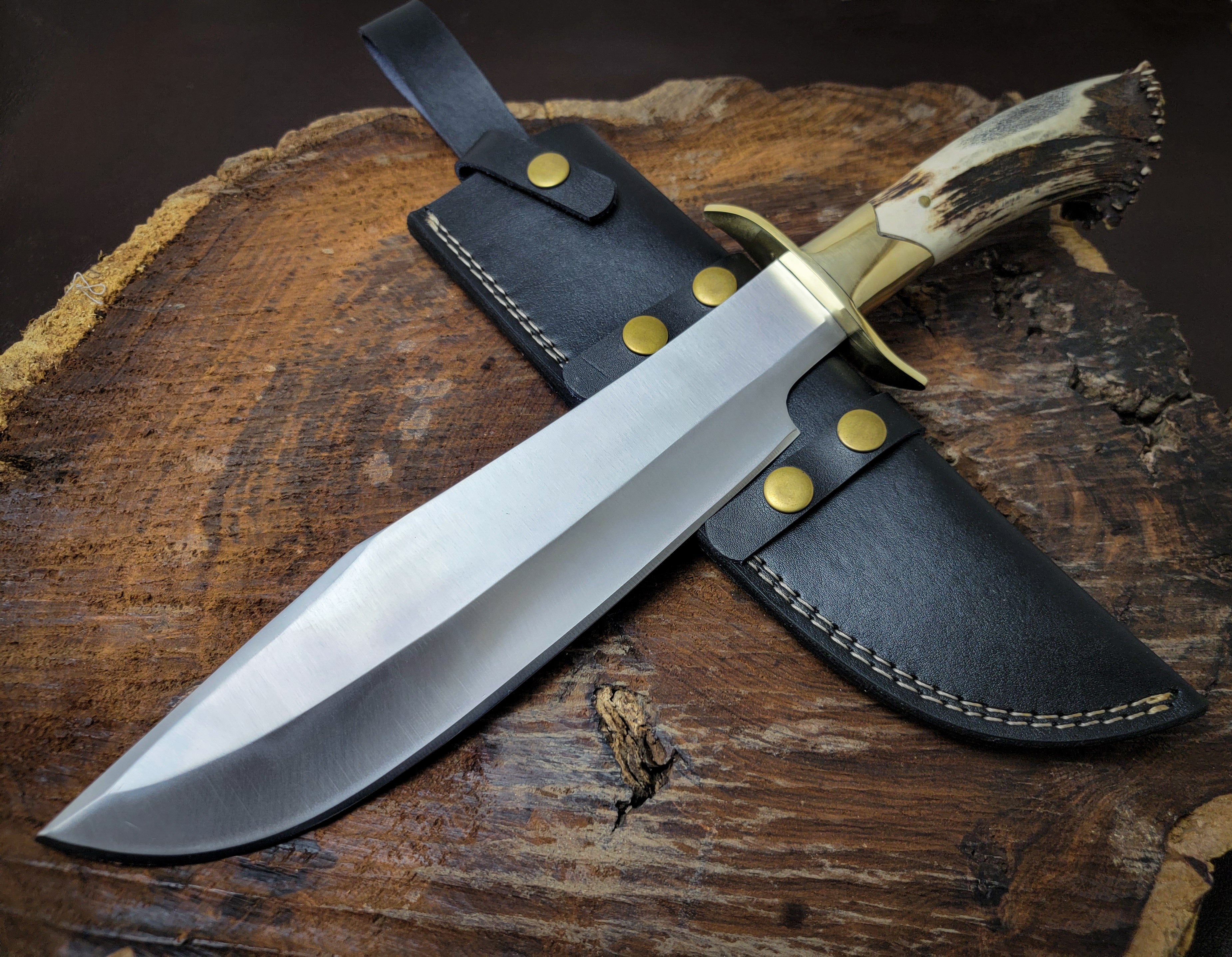 Famous Movie Inglourious Basterds Aldo Raine Replica Knife with Premium Leather Sheath
