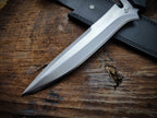 Resident Evil Jack Krauser Replica Knife with Premium Leather Sheath