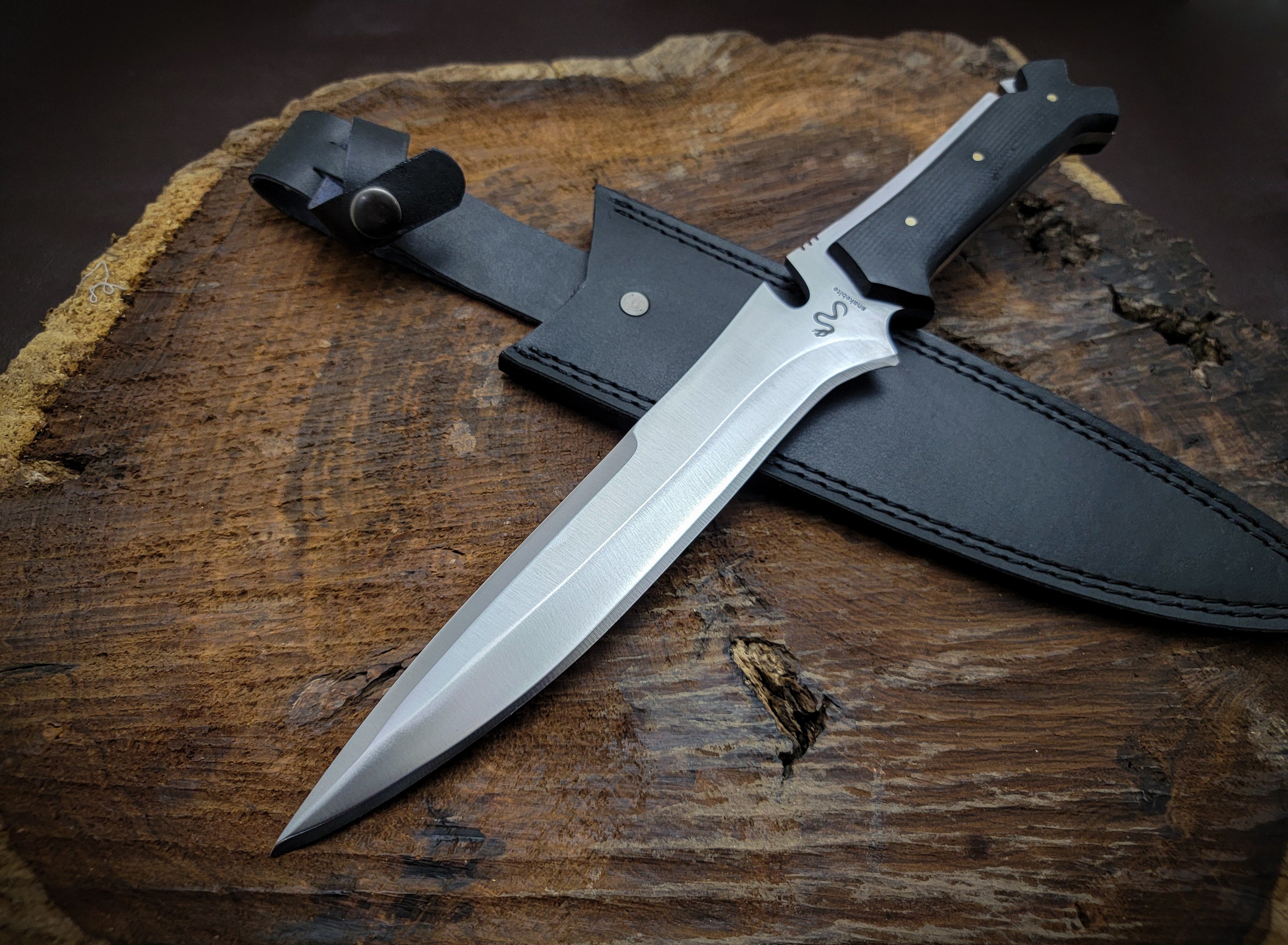 Resident Evil Jack Krauser Replica Knife with Premium Leather Sheath