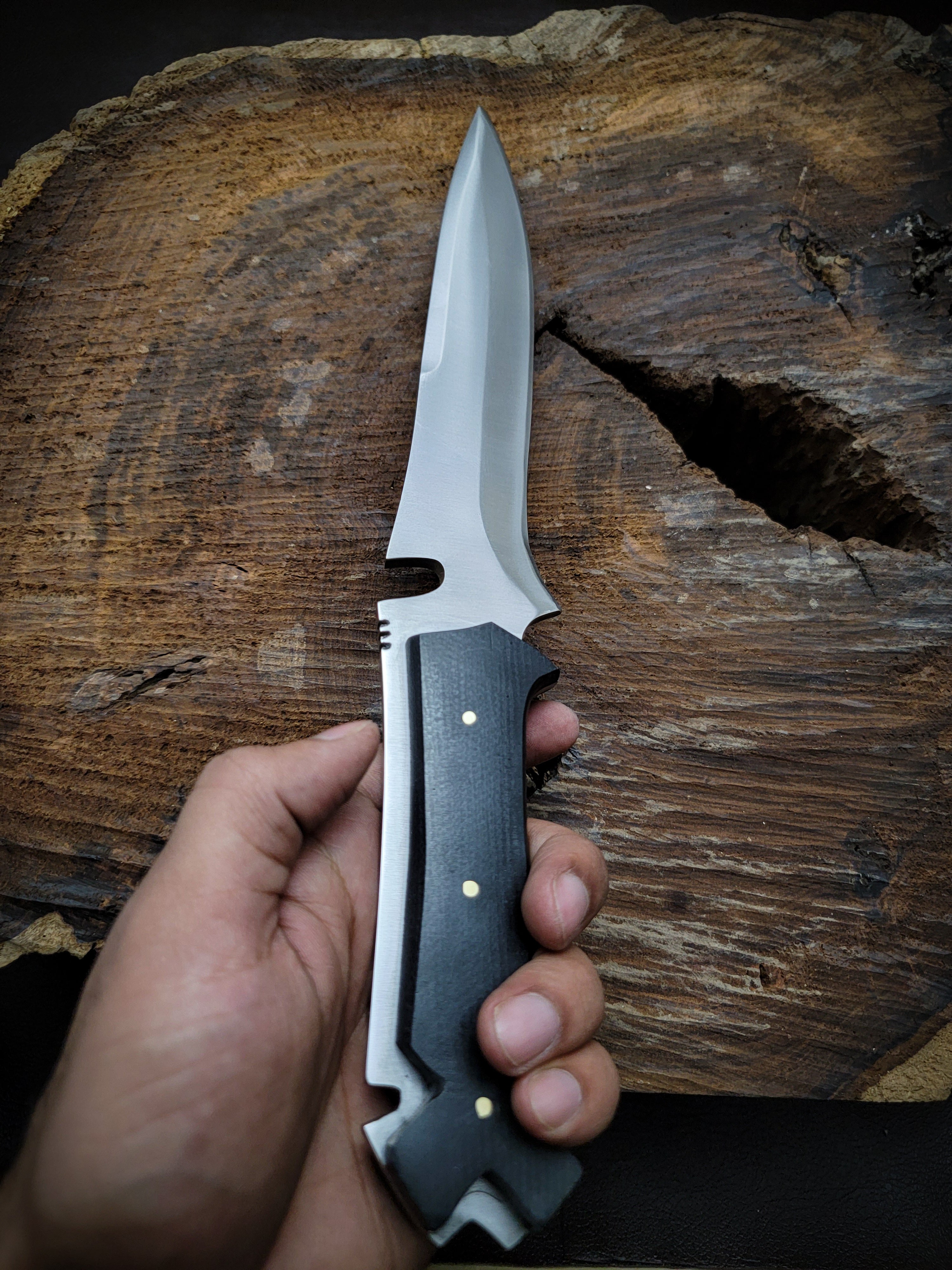 Resident Evil Jack Krauser Replica Knife with Premium Leather Sheath