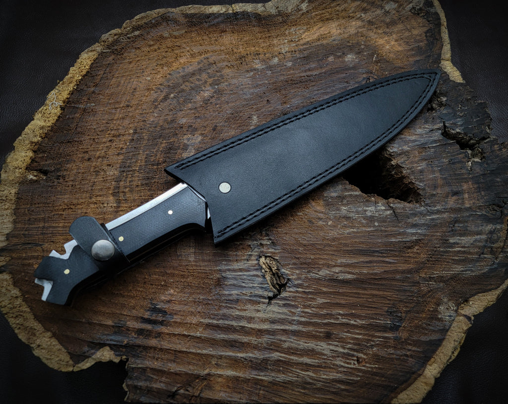 Resident Evil Jack Krauser Replica Knife with Premium Leather Sheath