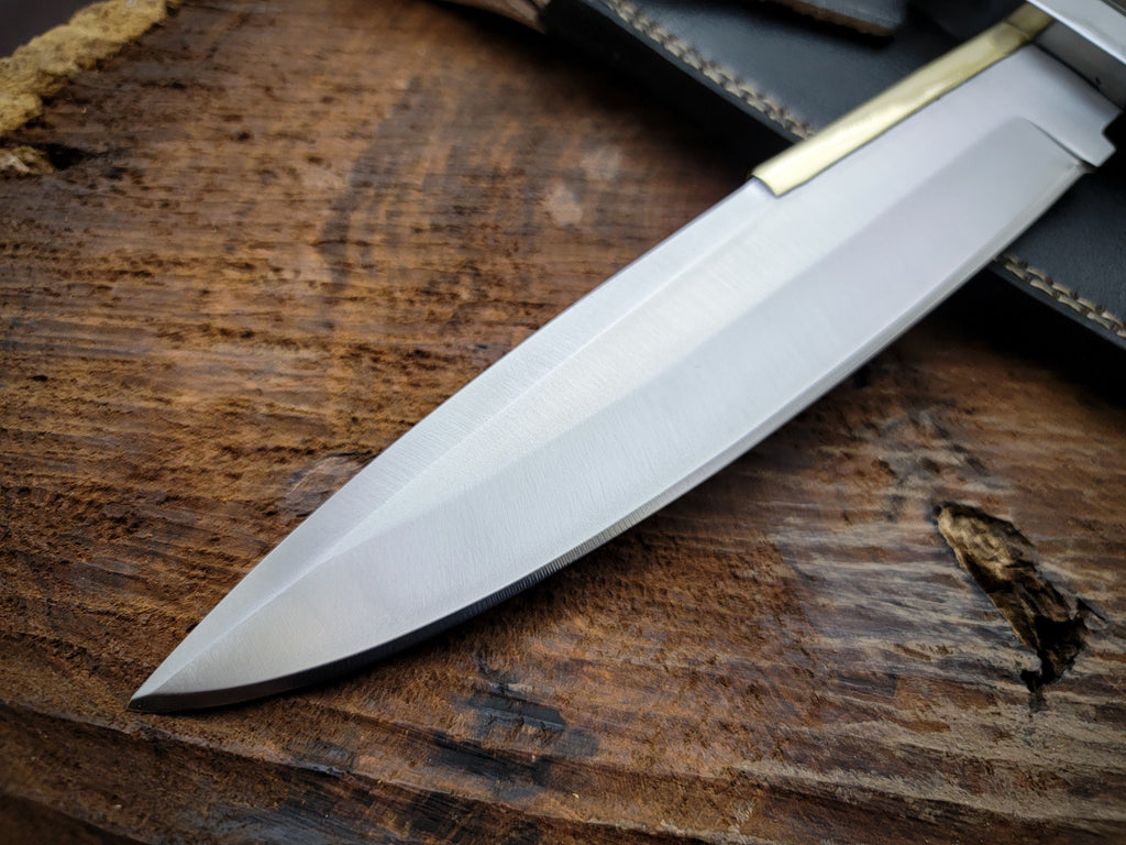 The Expendables 2 Toothpik Knife Replica with Premium Leather Sheath