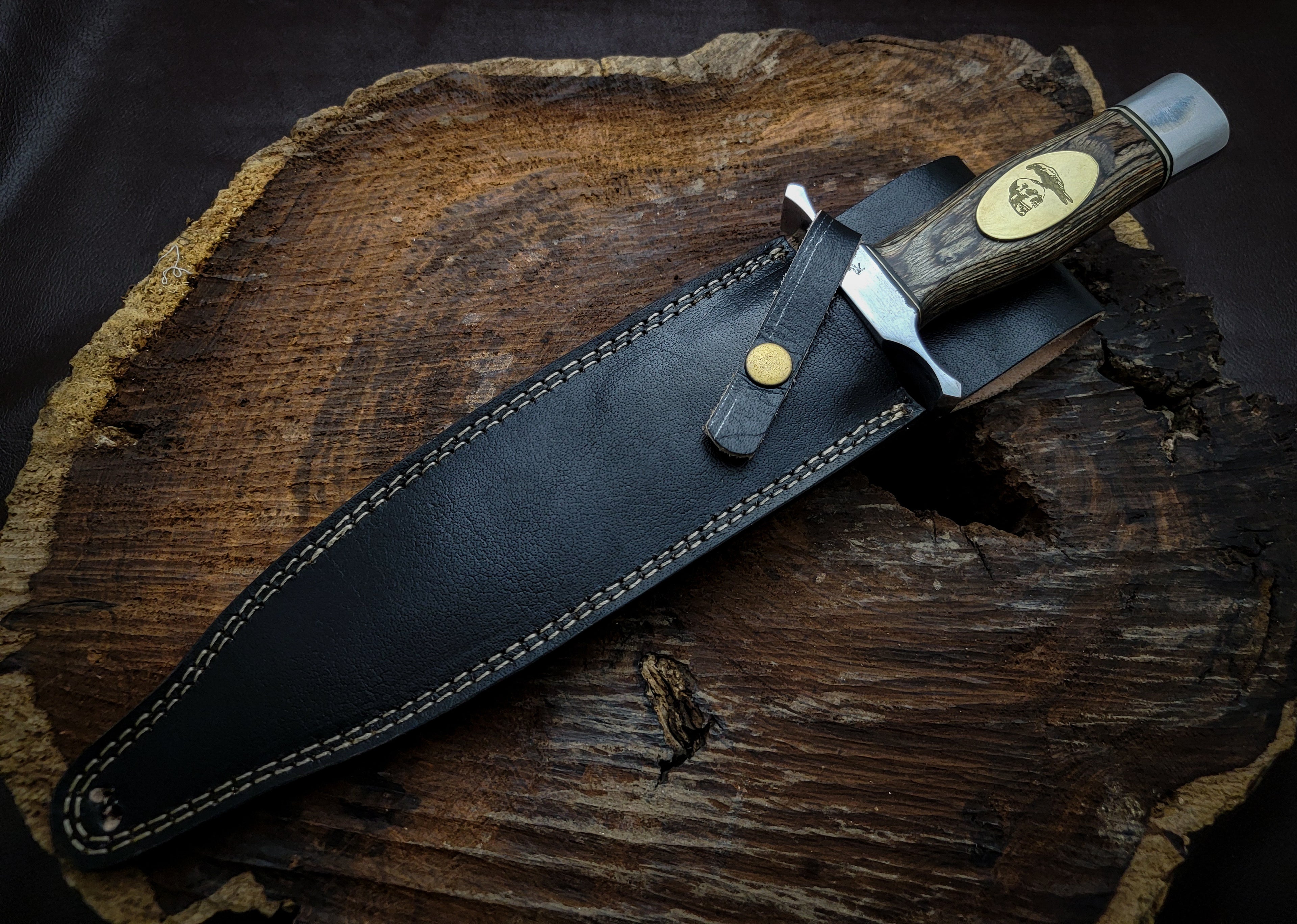 The Expendables 2 Toothpik Knife Replica with Premium Leather Sheath
