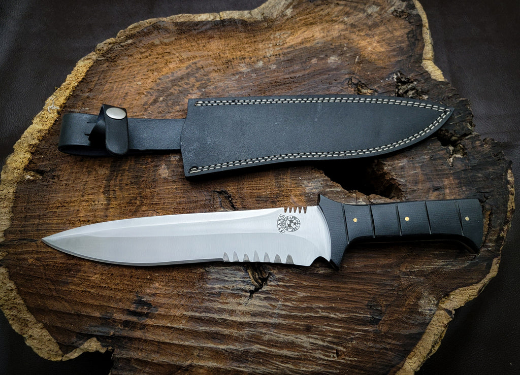Custom Handmade Resident Evil 4 Leon Kennedy's Replica Full Tang Knife