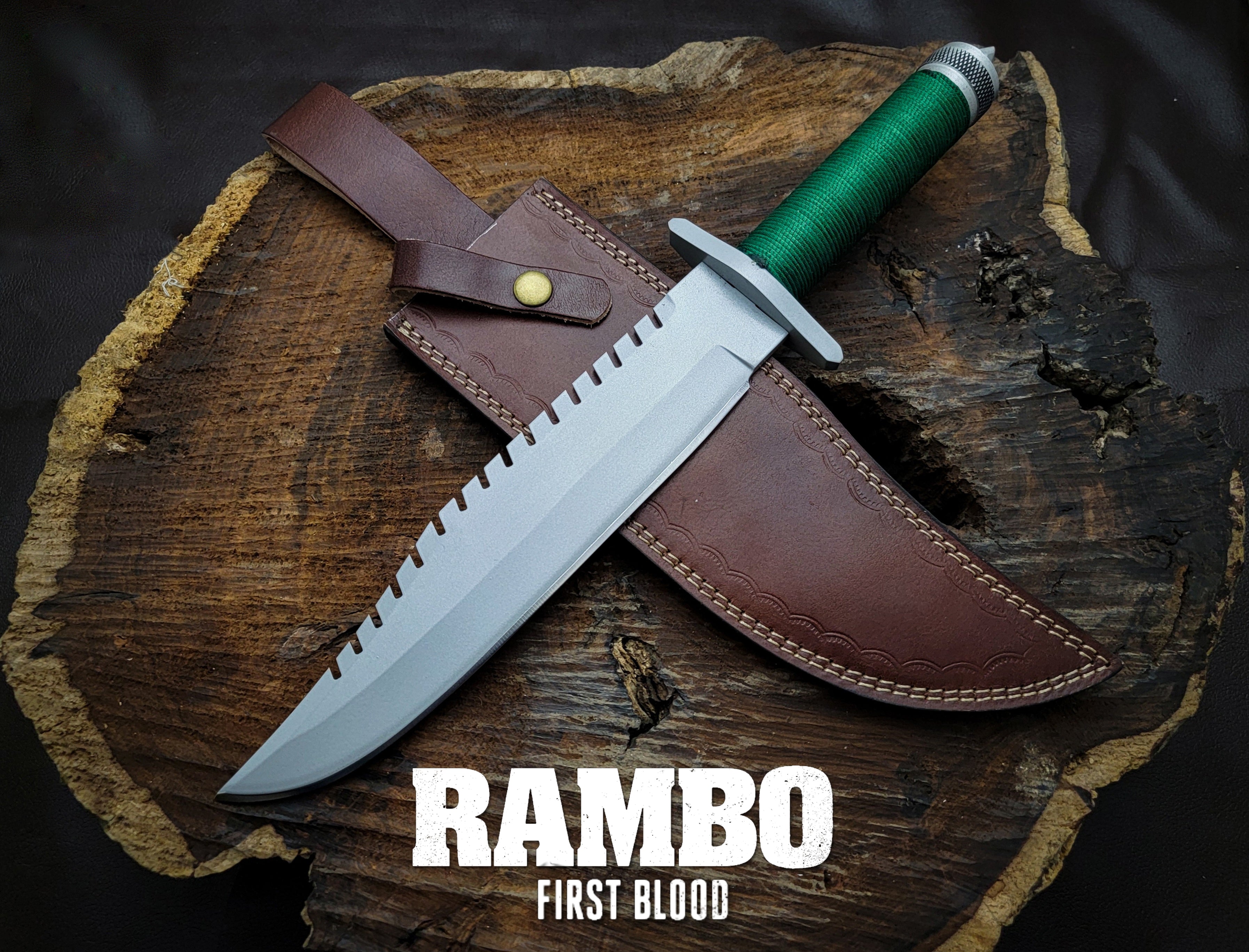 Custom Handmade Rambo First Blood Replica Knife | Sylvester Stallone Knife