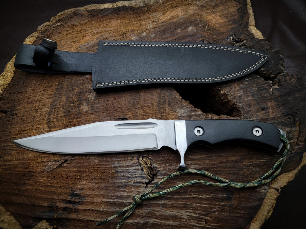 RAMBO V Replica Bowie Knife with Leather Sheath