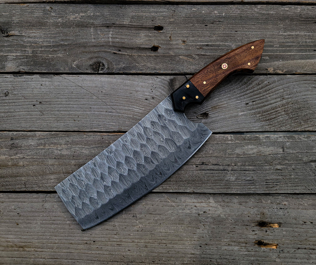 Handmade Damascus Steel Chef Knives Set 5 Pieces with Premium Sheath