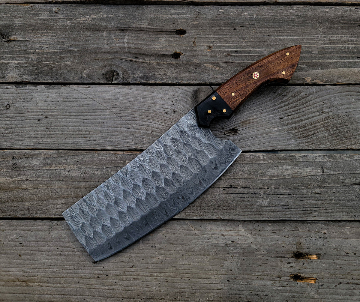 Handmade Damascus Steel Chef Knives Set 5 Pieces with Premium Sheath