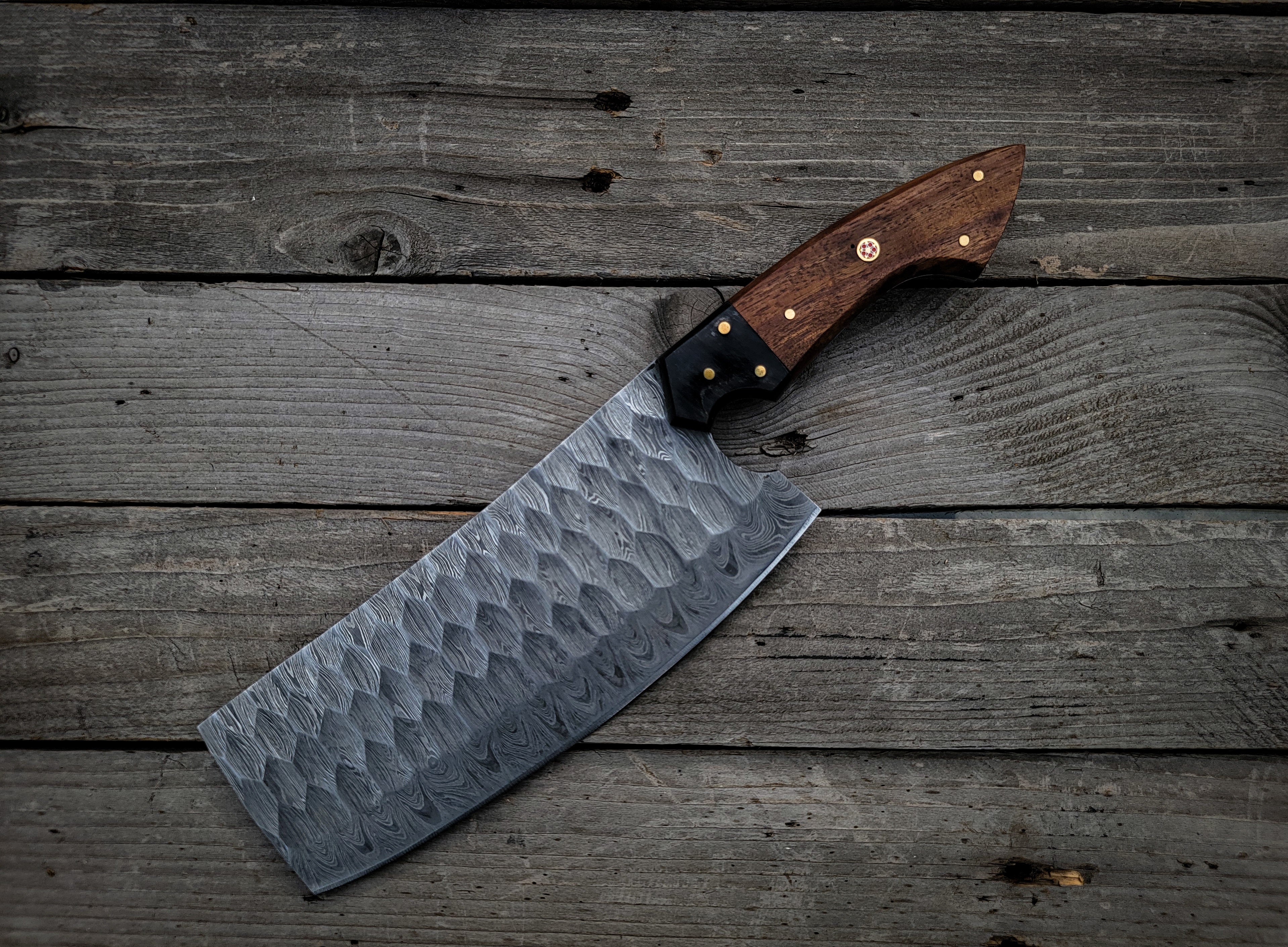 Handmade Damascus Steel Chef Knives Set 5 Pieces with Premium Sheath
