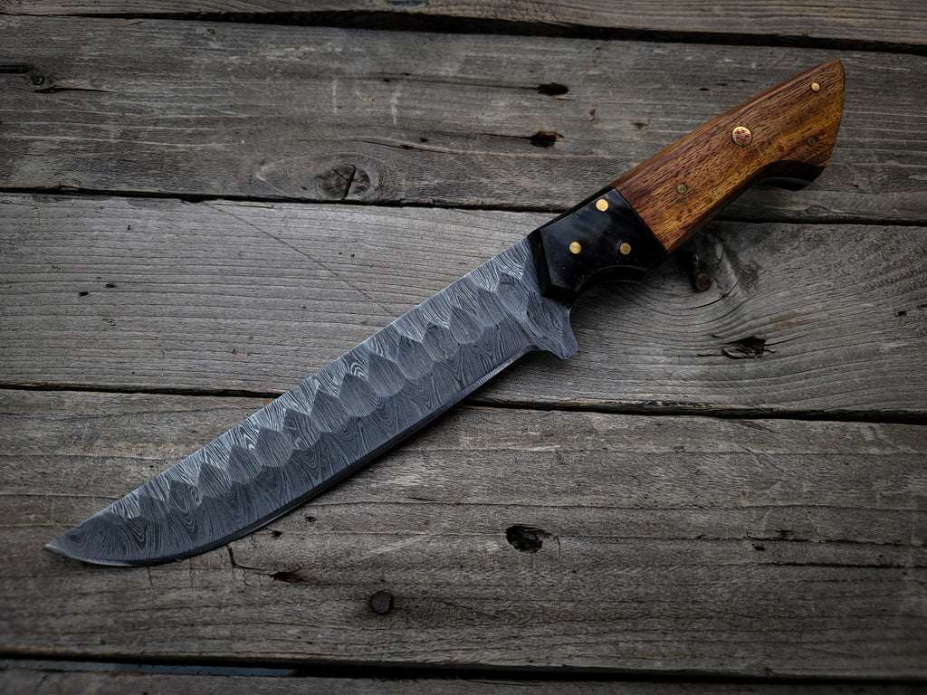 Handmade Damascus Steel Chef Knives Set 5 Pieces with Premium Sheath