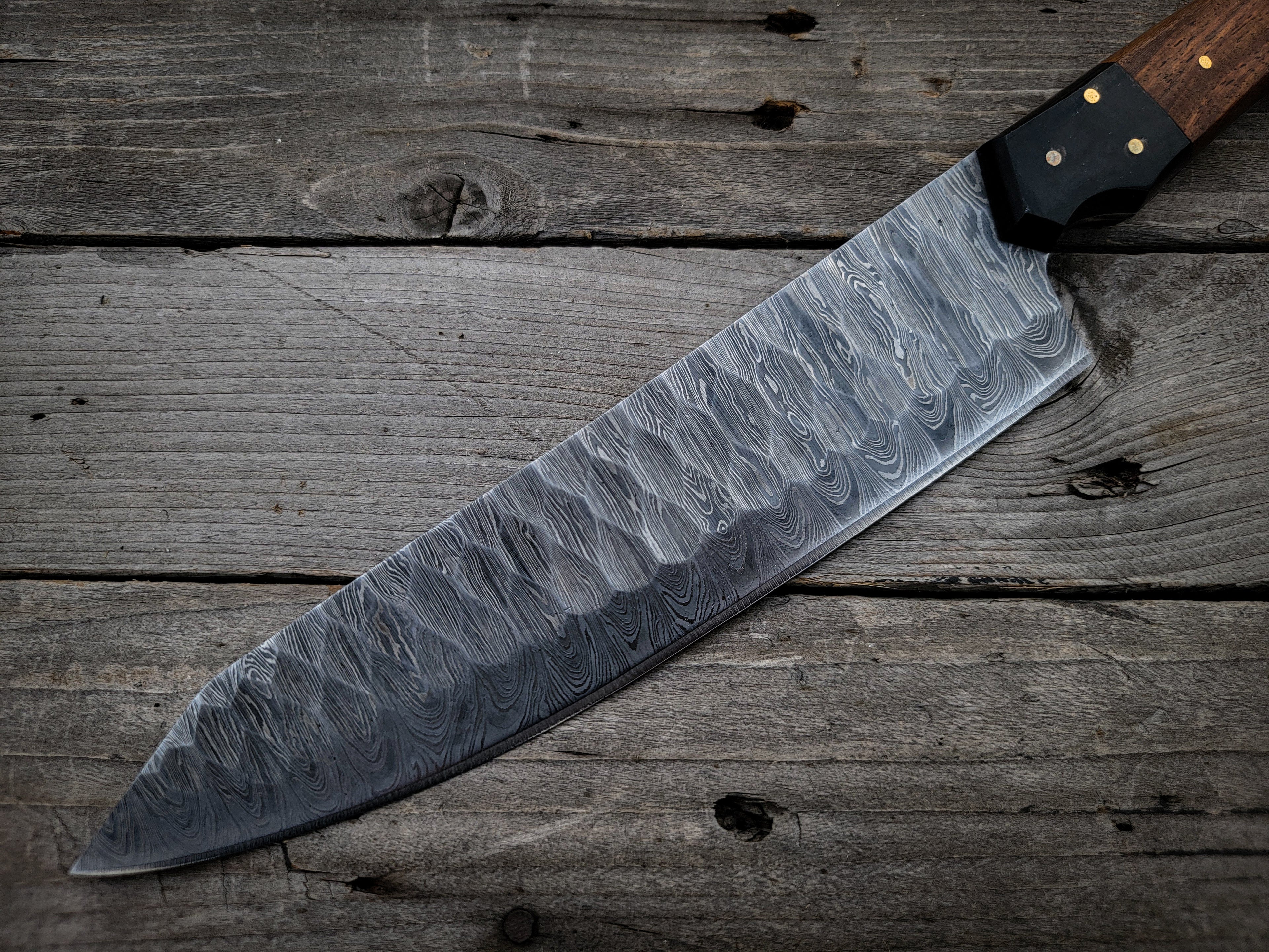 Handmade Damascus Steel Chef Knives Set 5 Pieces with Premium Sheath
